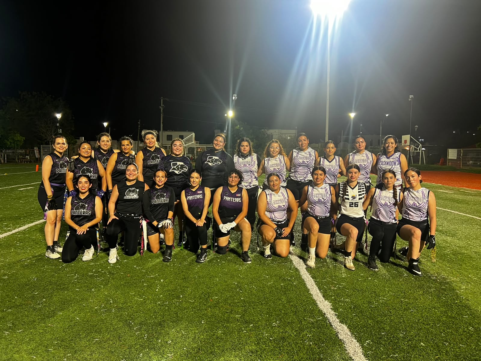 Blackwidow vs PANTERAS FEMENIL