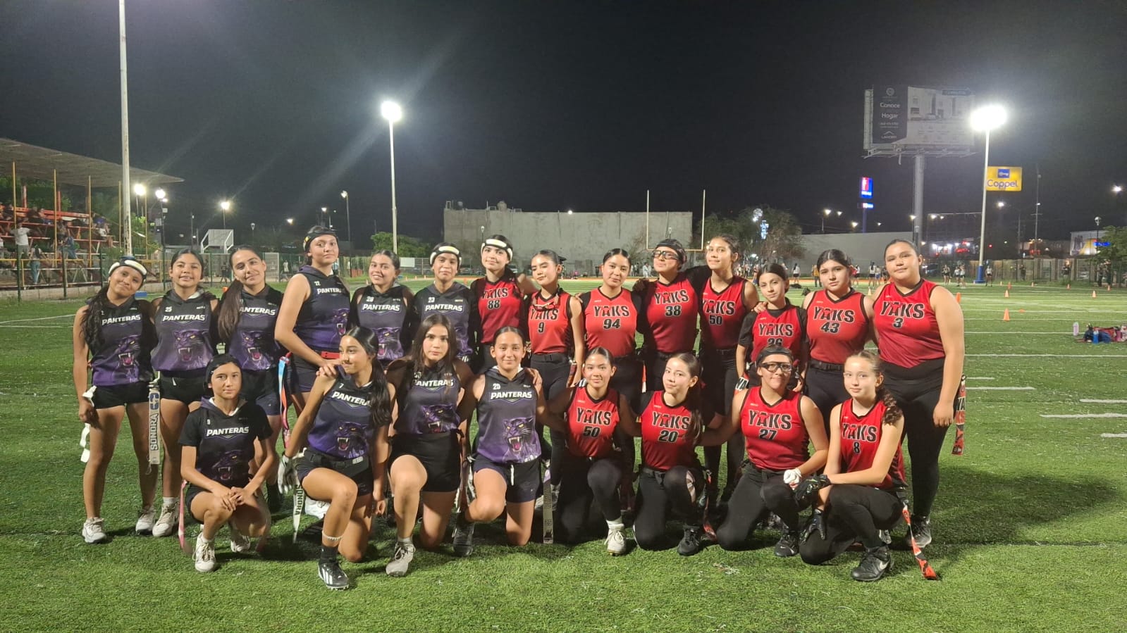 PANTERAS FORCE U15 FEMENIL vs Yaks Rojo U15 femenil