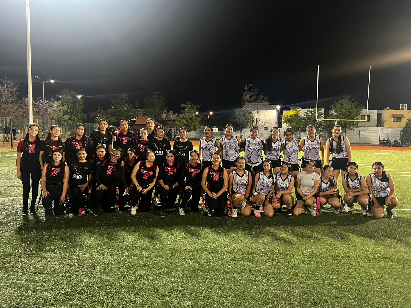 Blackwidow vs Yaks Negro U15 femenil