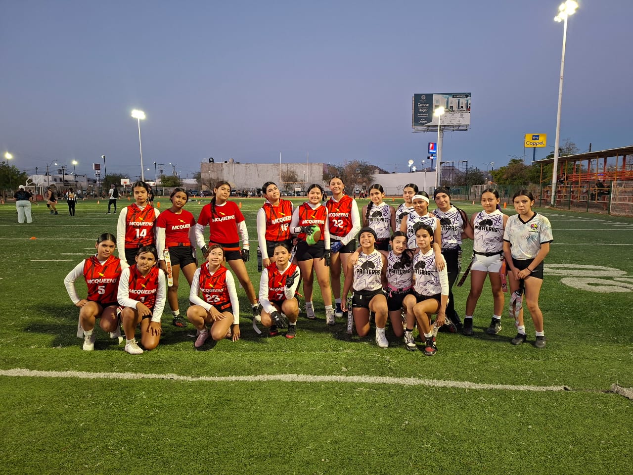 Mcqueens vs PANTERAS BLANCO U14 FEMENIL