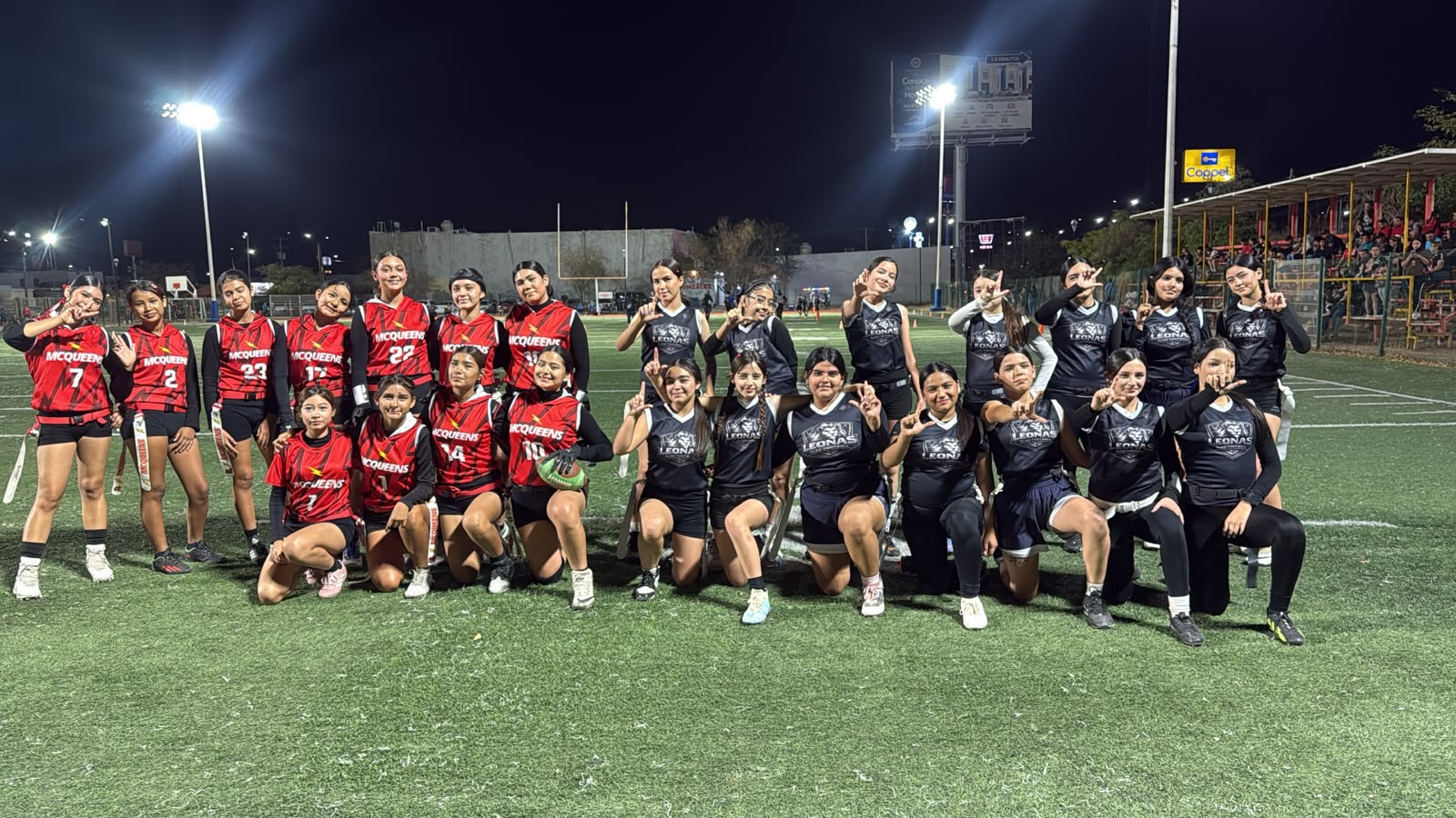Leonas flag vs Mcqueens